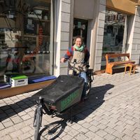 Das Lastenrad von RESPECT Ansbach kann kostenfrei ausgeliehen werden